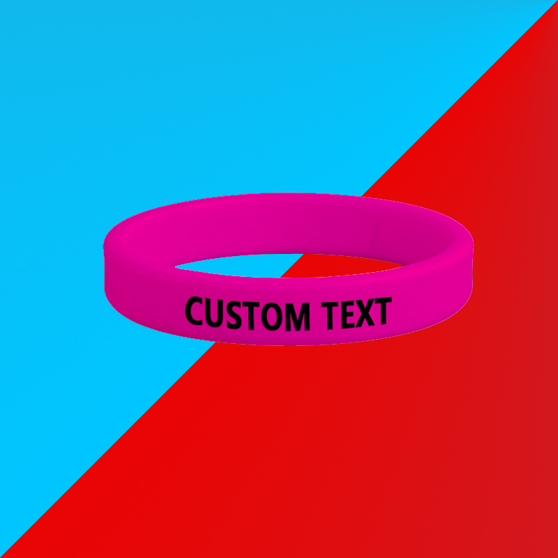 70pcs Custom Silicone Wristbands, Personalised Gift Set